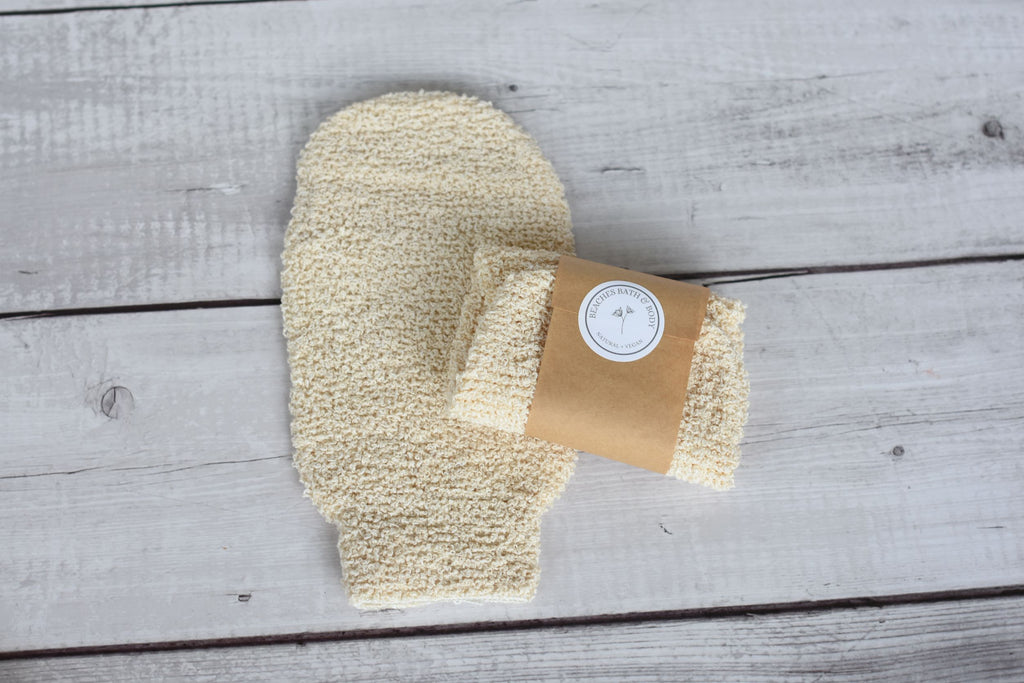 Organic Linen Exfoliating Glove